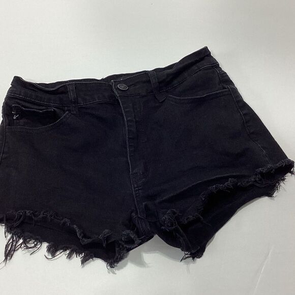 Kan Can Black Cutoff Shorts KanCan Estilo Shorts Stretch Cutoffs Size 11 - Picture 9 of 9